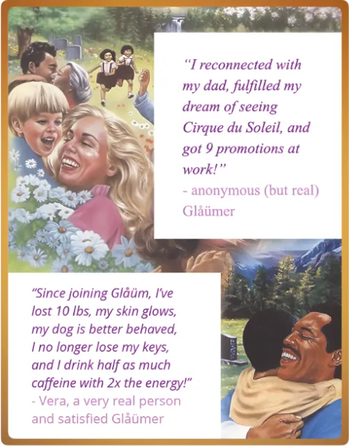 Glåüm testimonials